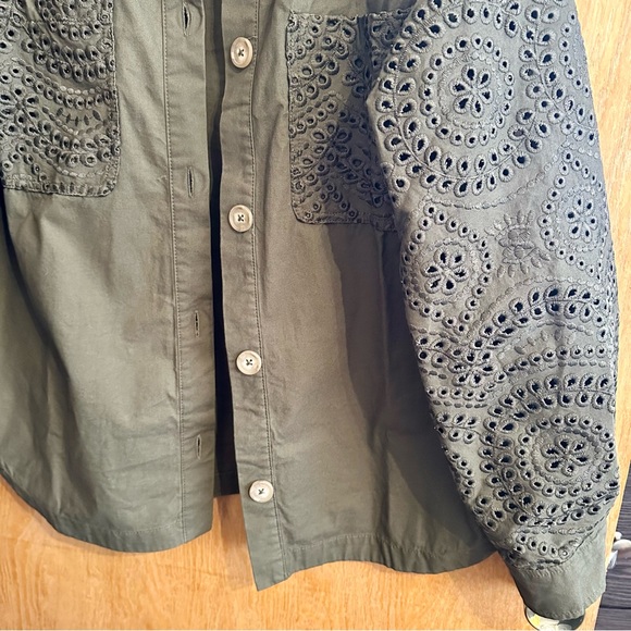 Maurice’s Eyelet Twill Jacket - Picture 3 of 5